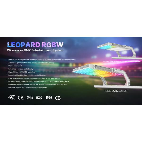 SOGA Wireless Control System Outdoor LED Stadium Lights Featuring Osram Samsung LED and Asymmetric A60N Beam Angle Providing Lighting