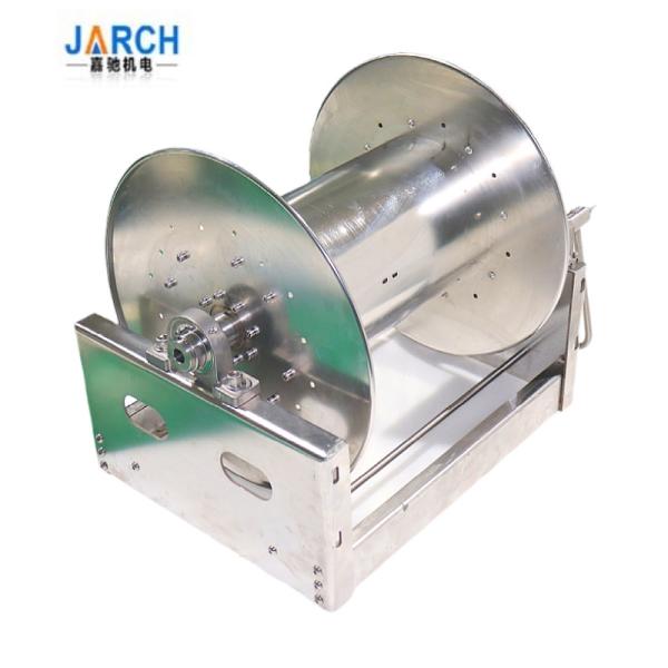 High Pressure Metal Stainless Steel Cable Reel Hand Crank Hose Reel For Car Washing