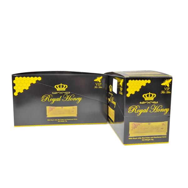 Impressão personalizada embalagem de melhoramento masculino Gongji Pílulas de rinoceronte caixa de papel bebida com etiqueta autocolante