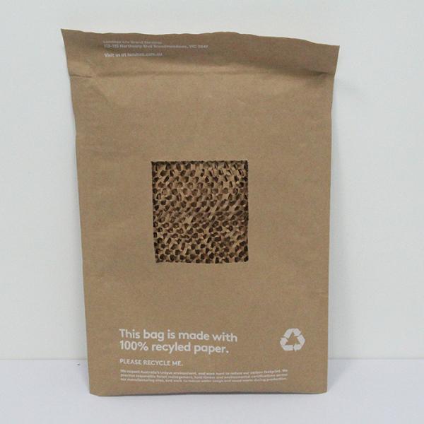 30x40cm Honeycomb Paper Mailer Degradable Natural Brown Paper Bag Envelopes