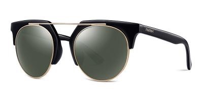 TAC Parim Polarized Sunglasses Lens Light Weight Material Women Black Red Frame