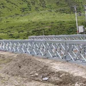Q355B Prefab Pedestrian Bridge / Steel Structure Bridge Galvanized