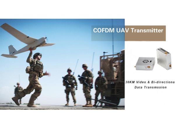30-50km UAV military surveillance Drone Video Transmitter/full duplex digital radio links