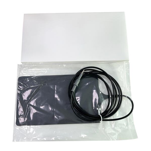 Reusable Silicone Negative Plate Neutral Electrode Monopole 4.0 Banana Black