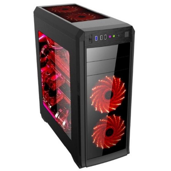 Прозрачный случай RGB шкафа компьютера для материнской платы 410 Atx