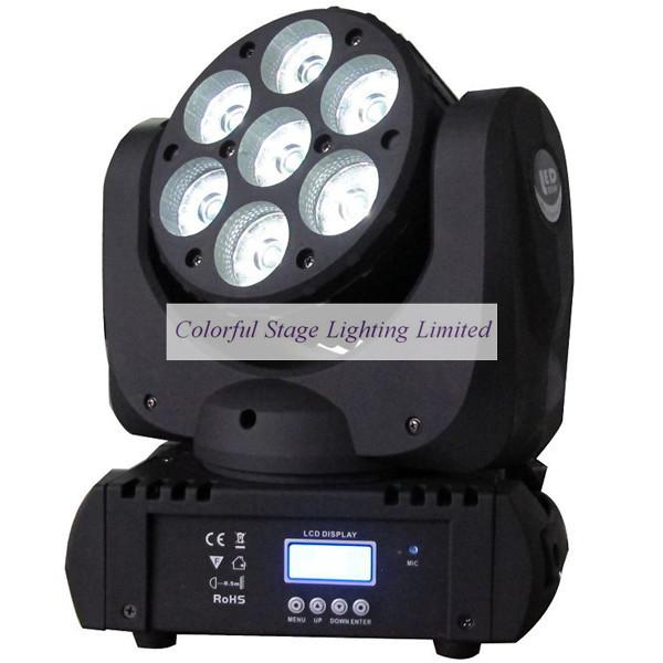 Best selling 7x12W OSRAM RGBW 4in1 MINI LED Moving Head Beam