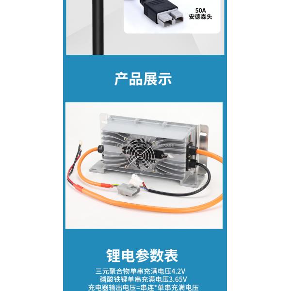 Customized 71.4V 60V 15A Lithium Battery Charger for Scooter/E-forklifts/Motorcycle 17s 3.7V Lithium Battery