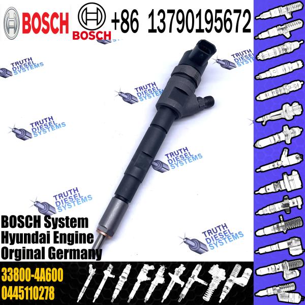 Инжектор 0445110277 коллектора системы впрыска топлива 0445110278 33800-4A600 на ПОРТЕР II, H1, БОЛЬШОЕ STAREX