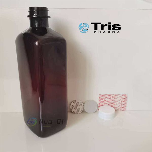 Medicine Industrial 16oz 500ml Empty Plastic Bottle with Screw Cap Multi layer Folding Adhesive Sticker Hi Tech Booklet Labels