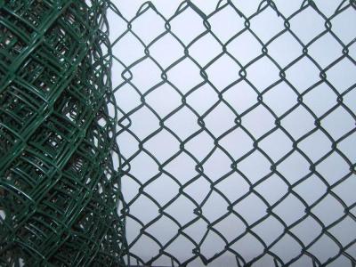 Corrente revestida plástica Mesh Fencing do campo de futebol 2mm 5x5cm