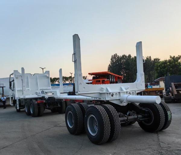 Flat Bed Skeleton Chassis Truck Container Cargo Transport Semi-Trailers with Fuwa/BPW Axle