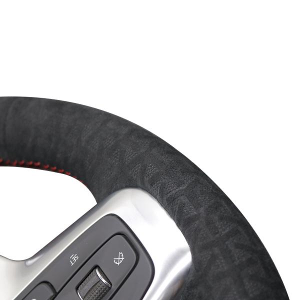 DIY Hand Sewing Super Soft Suede Steering Wheel Cover For Chevrolet Silverado Suburban Blazer 2019-2024