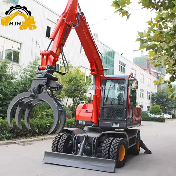 Import Excavator 55KW/48KW Diesel Easy Operation Wheel Excavator with CE Certificate