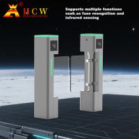 HCW Swing Turnstile Gate With Biometric Speed Barrier Double Channel For Pedestrian Access