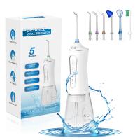Flosser Dental Negro Sem Cordel Irrigador Dental Oral Elétrico Flosser de Água Portátil