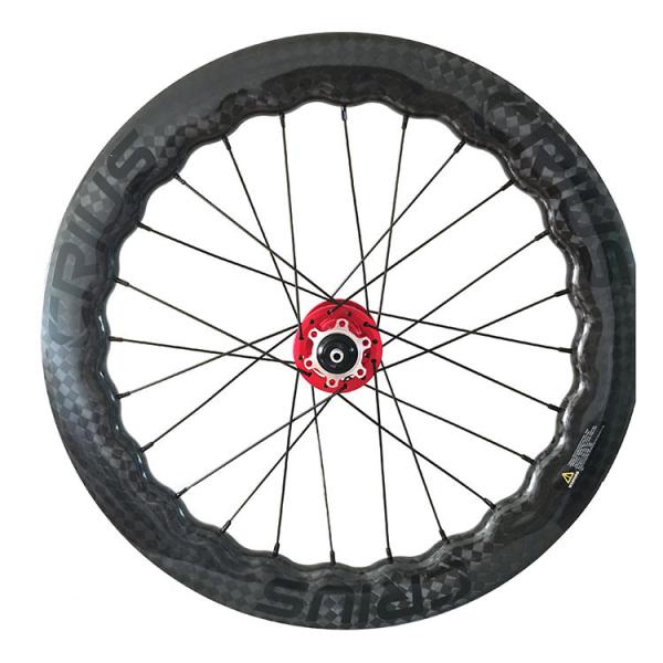 24-30h 20 polegadas 451 Carbon Wheelset Foldable Bicicleta Wheelset Clincher Disco Frenador Carbono Plegavel rodas de bicicleta