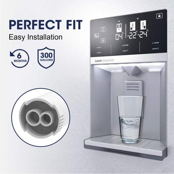 Plastic App-Controlled Replacement for Refrigerator Water Filter Full Range of Models