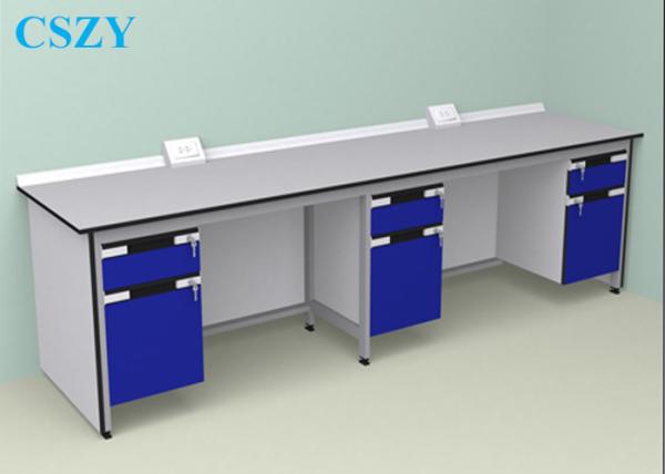 Wood Steel Lab Furniture For School , laboratory Work Bench