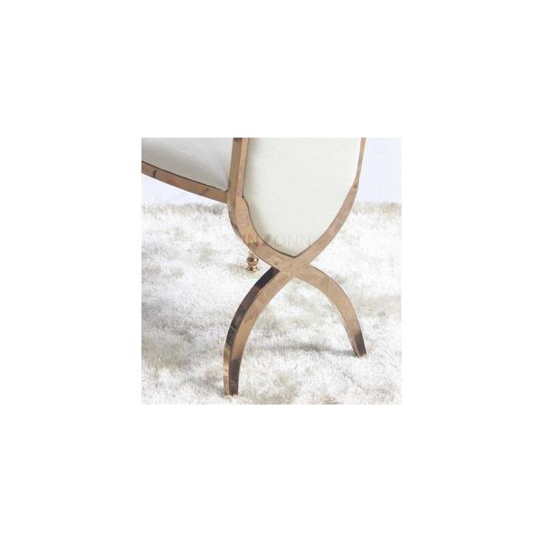 Большие роскошные стулья свадьбы для жениха и невеста предводительствуют перекрестные задние ноги