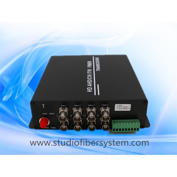 8CH AHD video fiber transmitter and receiver for Dahua/Hikvision 1~5mp HD camera remote surveillance system