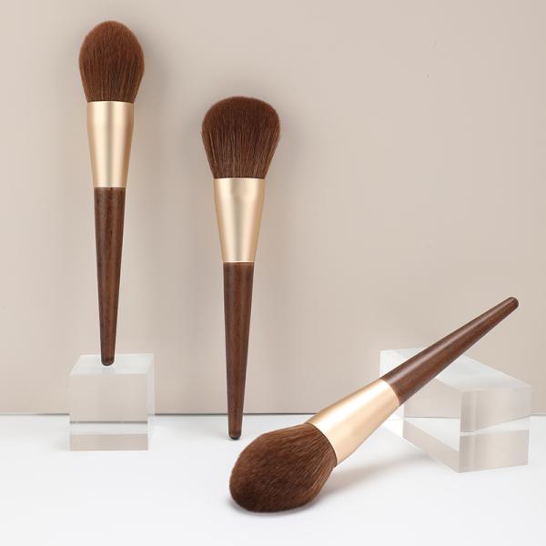 Aluminum Ferrule Single Makeup Brush Face Powder Brush  20cm Total Length