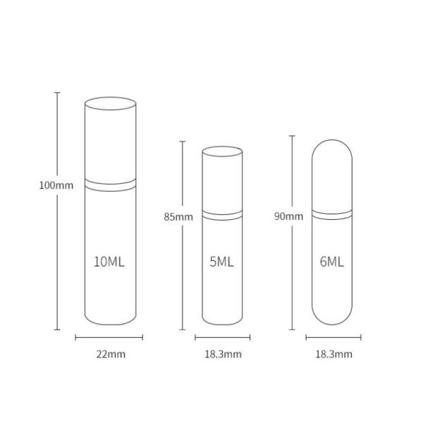 Брызги Eco 0.35oz атомизатора бутылок мини Refillable духов алюминиевые косметические