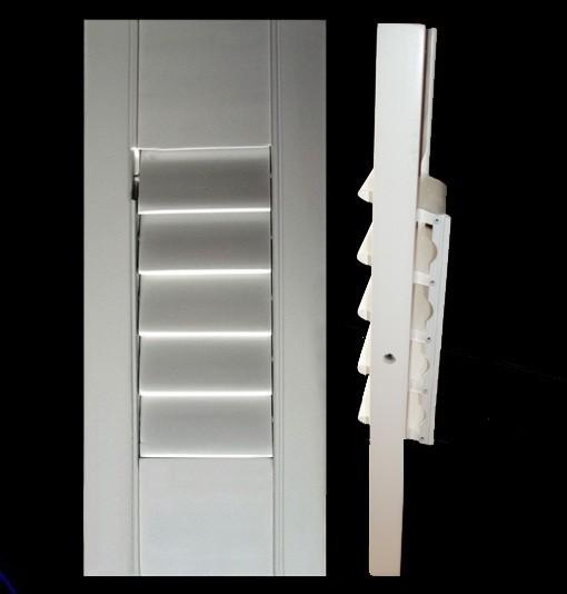 indoor 100% basswood plantation shutters for windows and doors with hidden tilt bar