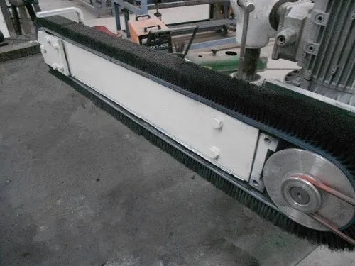 Custom Industrial Nylon Bristle Cleaning Belt Cleaning Brush For Belt Cleaning