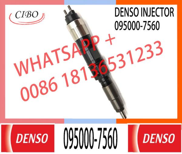 Injetor de motor diesel 095000-7560 RE524361 Partes de motores de injecção de combustível diesel 095000-7560