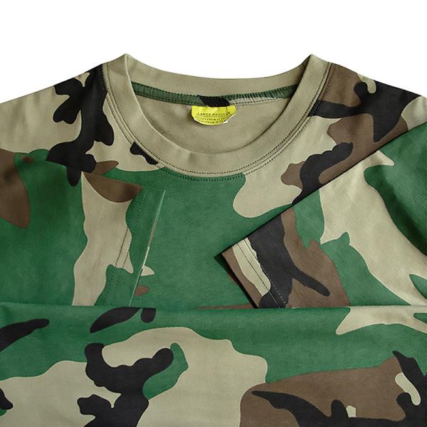 Proteção básica T-shirt masculino para treino de desportos ao ar livre e algodão de poliéster