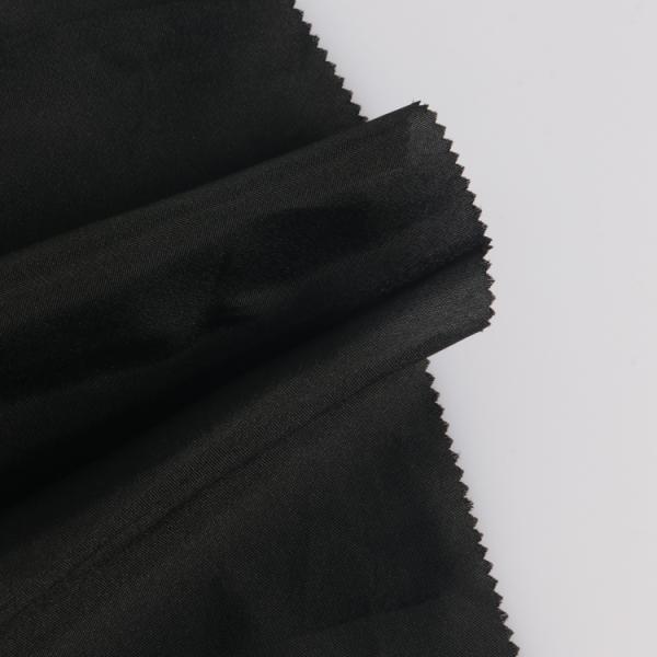 Wrinkle proof and moisture absorption uniform RECYCLED POLY PONGEE FABRIC