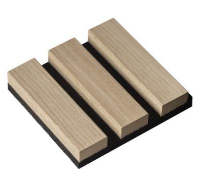 Customized Pattern 13mm Thickness Wood Slat Wall Panels For Interior Design