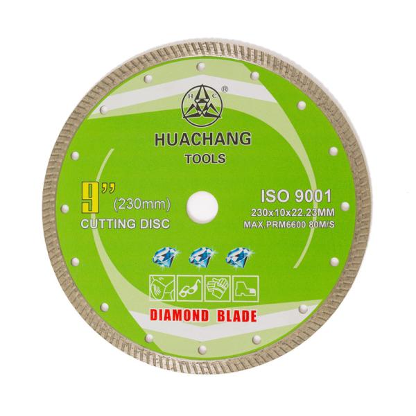 230x22.2 Thin Turbo Diamond Blade For 9 Inch Angle Grinder 9 Inch Stone Cutting Disc