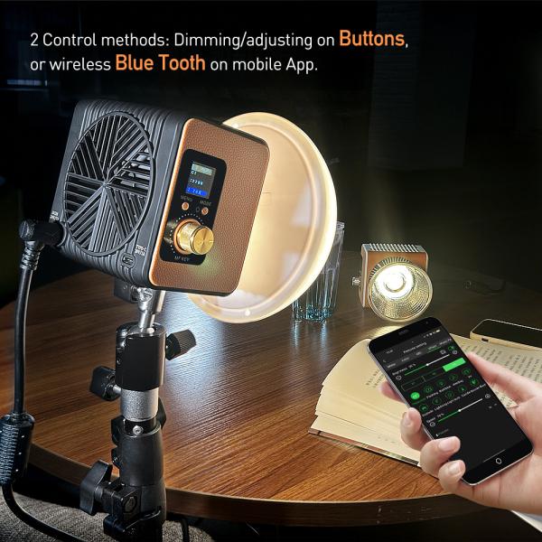 Handheld 150w live broadcast light with adjustable brightness. Mobile live broadcast fill light is suitable for outdoor shooting and live broadcast