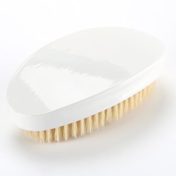 Oem Custom Wave Hair Brush Para 360 Madeira Manuseio Bristle Natural javali selvagem