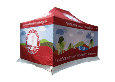 Anti UV Portable Canopy Tent CMYK Heat Transfer Printing Easy Maintenance