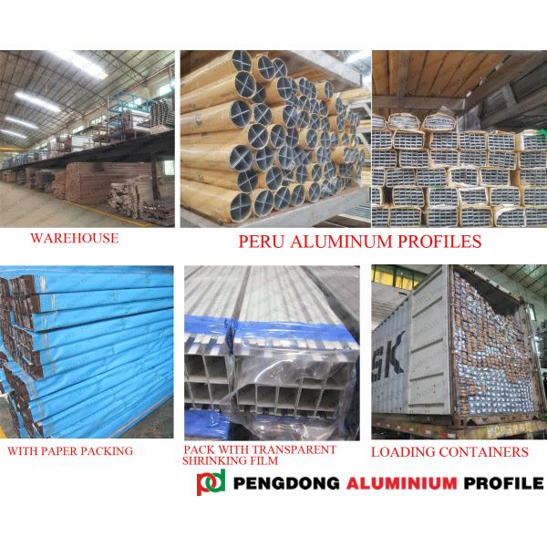 6000 Series Aluminium Sliding Door Track 6M Length Mill Finish