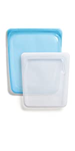 Microwave Dishwasher Safe, Leak-free, Bundle Pack Bowls, Reusable Silicone Clear Bowls