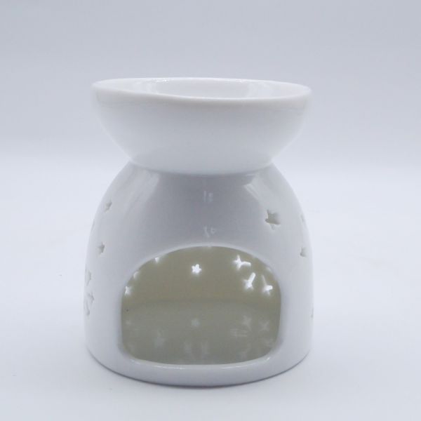 Factory Wholesale Customize Ceramic Candle Holder Wax Melt Burner Melter Warmer Essential Oil Burner Incense Aroma Diffuser