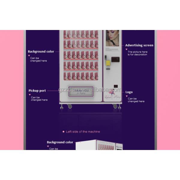 Zhongda Customize Design Vending Machines Makeup Tool Lashes Hair Bundle Vending Machine