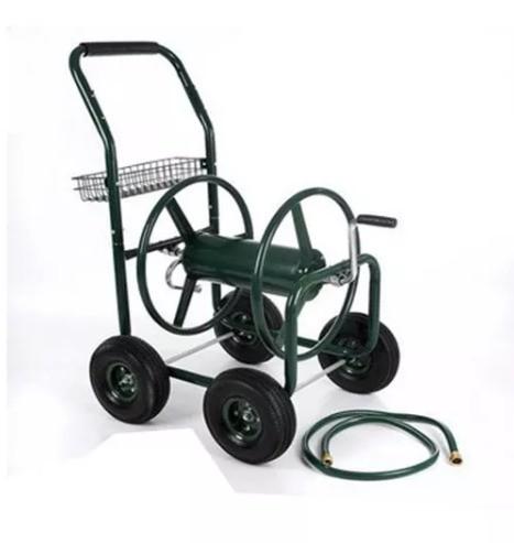 Save Space and Increase Efficiency with Our Customized Garden Watering Hose Reel Cart