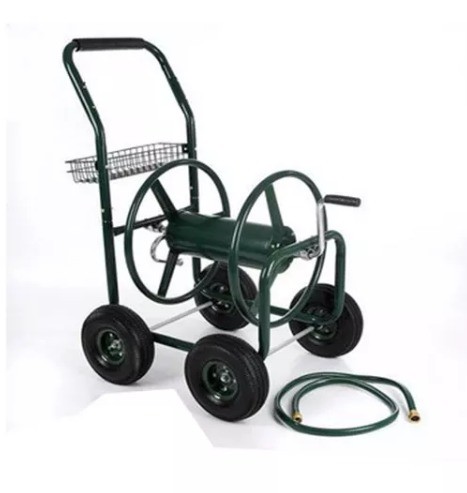 High Capacity Hose Reel Cart GW 16.8kg Holds Up To 200 Feet Of 5/8-inch Hose with Ergonomic Handle