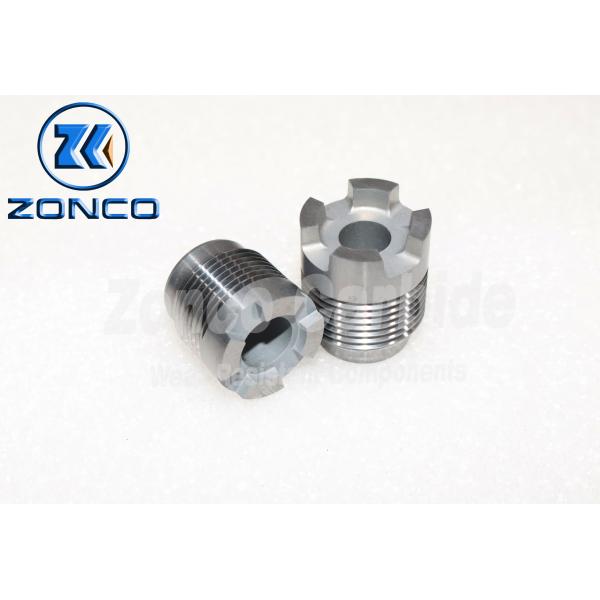 Oil Spray Screw Threaded Nozzle Cemented Carbide Products For Pdc Drill Bit