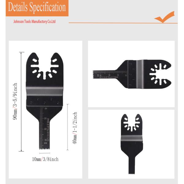 Длинная древесина металла лезвия пилы быстрого выпуска 10mm осциллируя для Jambs двери