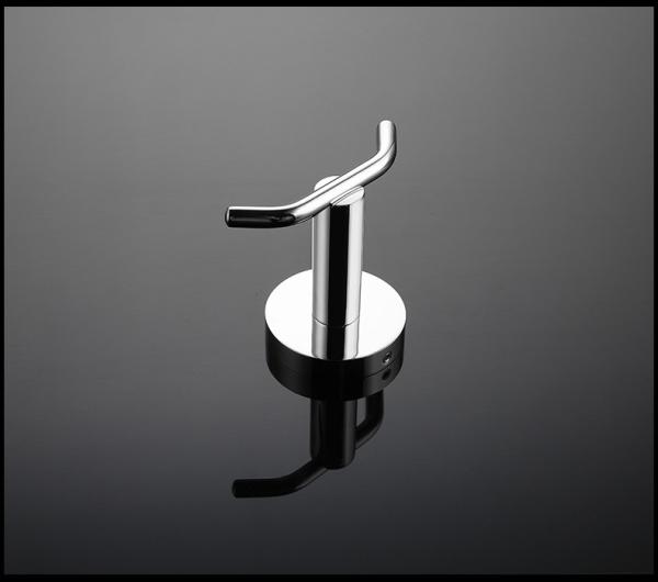Morden Durable Stainless Steel Robe Hooks Bathroom Double Robe Hook