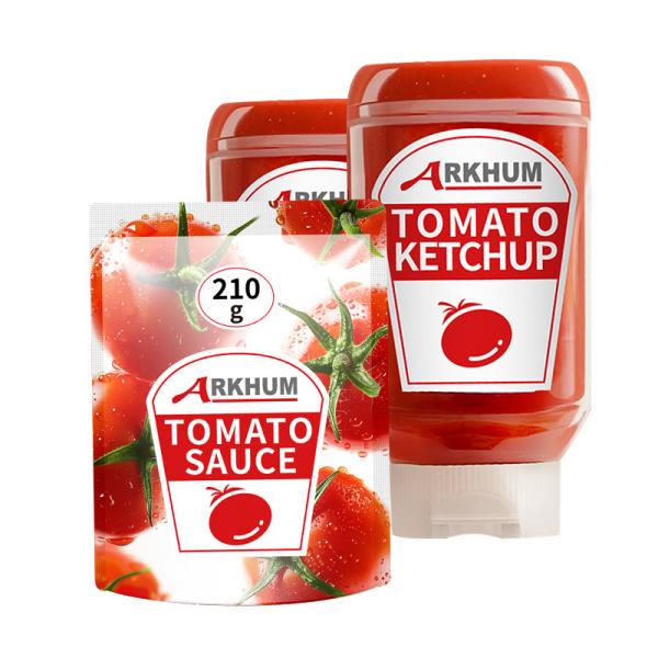 Flavored Tomato Sauce with 17.3g Carbs per 100g