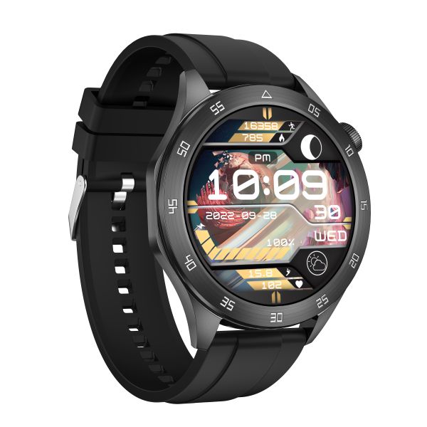 G55 Smart Watch for Sport 1.45inch 412* Round BT Call Health Monitor IP67 Ultra Long Battery 123 Modes Dial Smartwatch