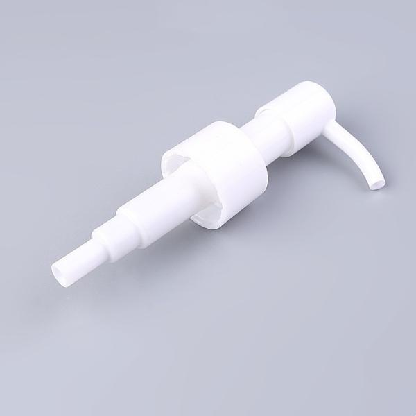 White Clip Lock Lotion Dispenser Pump 24 / 410 Plastic Shampoo Screw Remover For Bottles