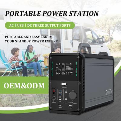 Lifepo4 Battery Portable Lithium Generator Ac Inverter CPAP Power Station 1500w