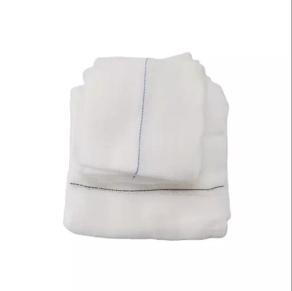 100PCS Pack Customized Size 100% Cotton Gauze Swab For Hospital